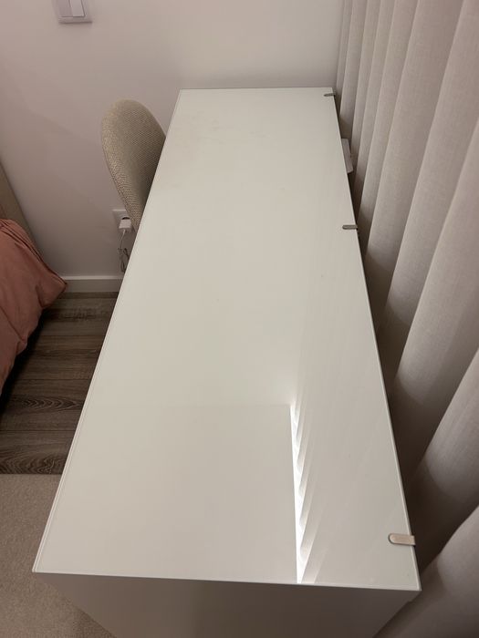 Toucador C/ Tampo Vidro + Cadeira / Secretaria C/ Nova