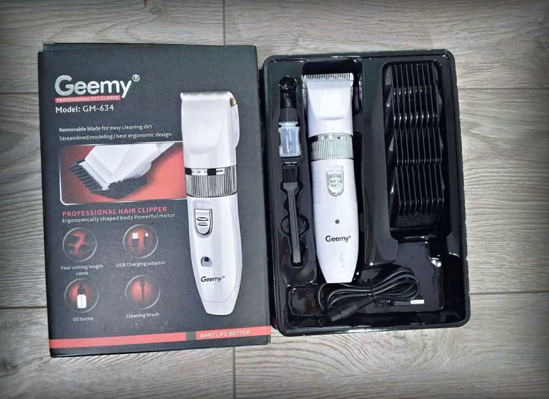 Машинка для стрижки животных GM-634 USB аккумуляторная новая