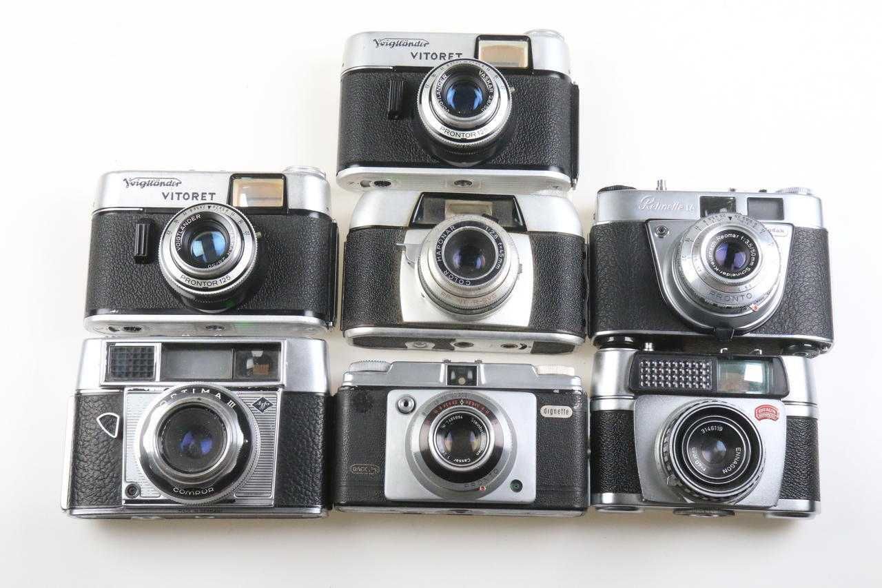 Camaras fotográficas compactas para decoração