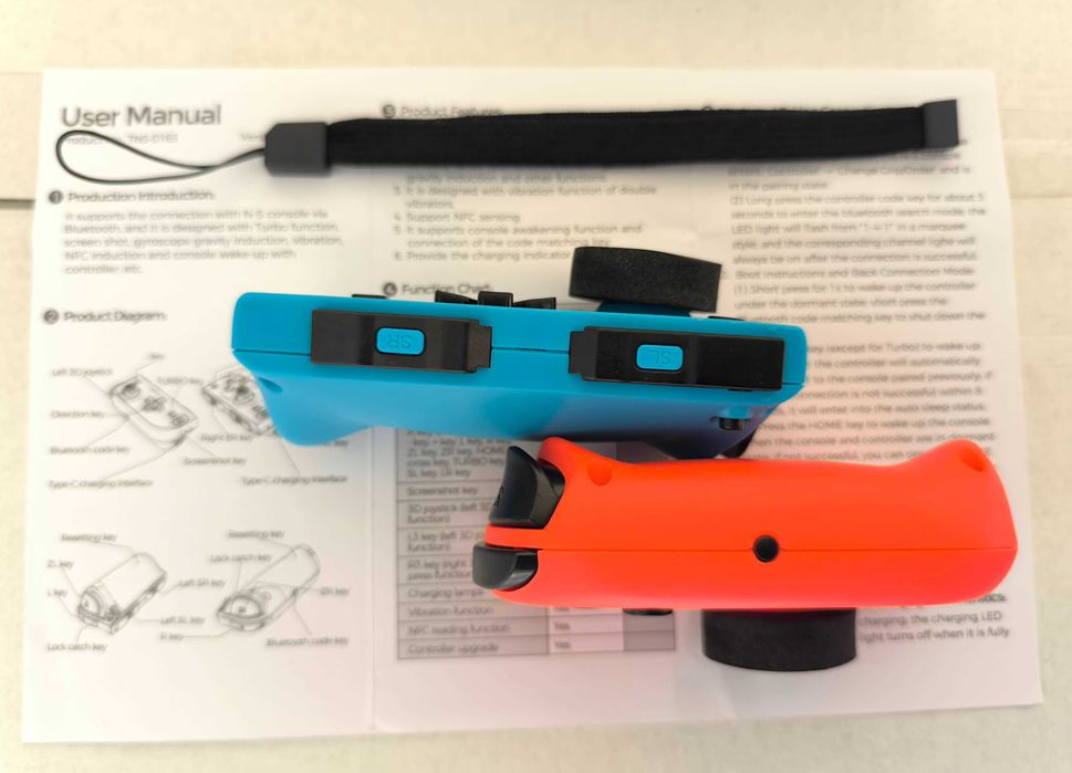 Контролери JoyCon до Nintendo з чохлами та кермом