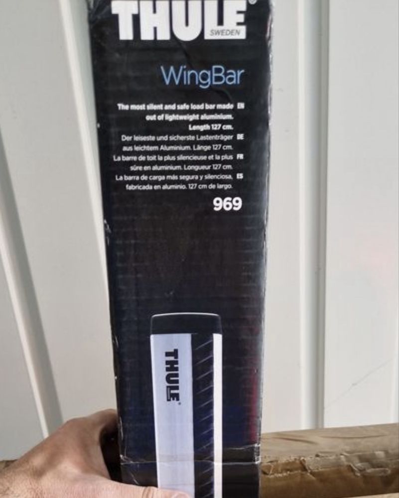 Barras de tejadilho Thule WingBar 127 + System 775