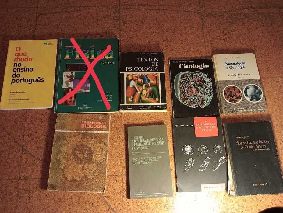 Livros escolares antigos