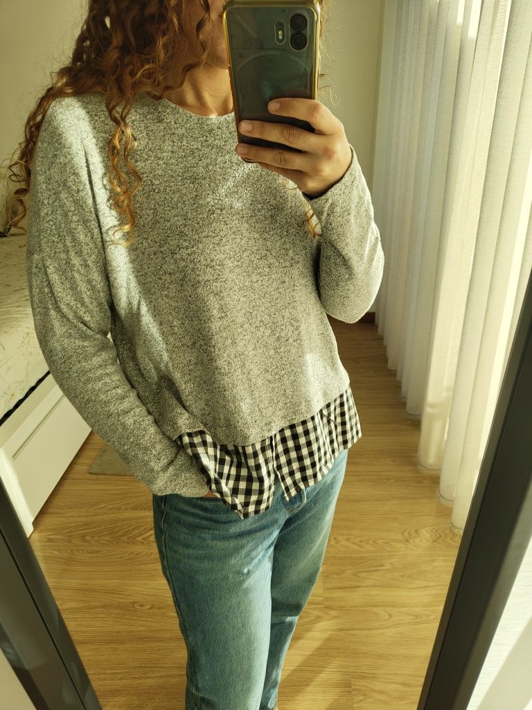 Camisola manga comprida Lefties cinzenta