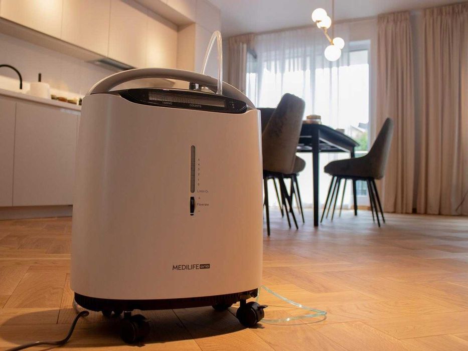 Przenośny koncentrator tlenu Medilife Aria pro 5l 96% ultra cichy