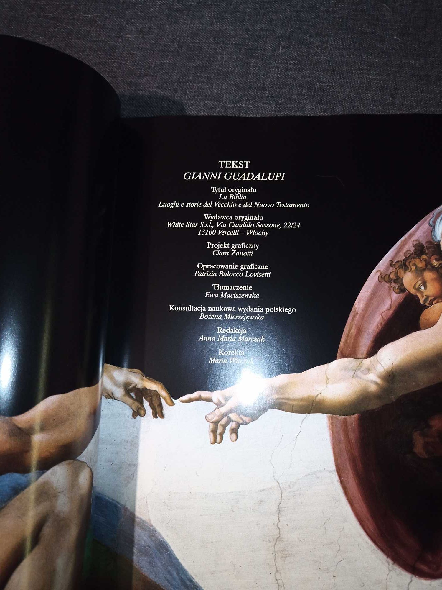 Album "Świat Biblii w obrazach" Gianni Guadalupi. Książka