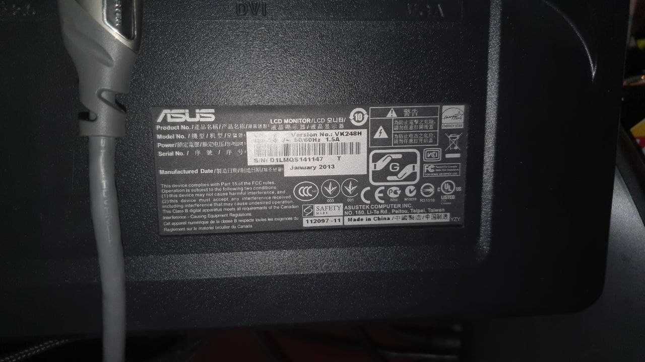 Монитор ASUS VK248H