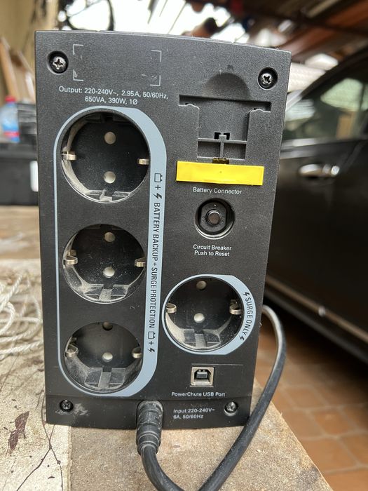 ДБЖ (UPS) APC Back-UPS 650 (BX650CI-RS) З аккумулятором 12ah