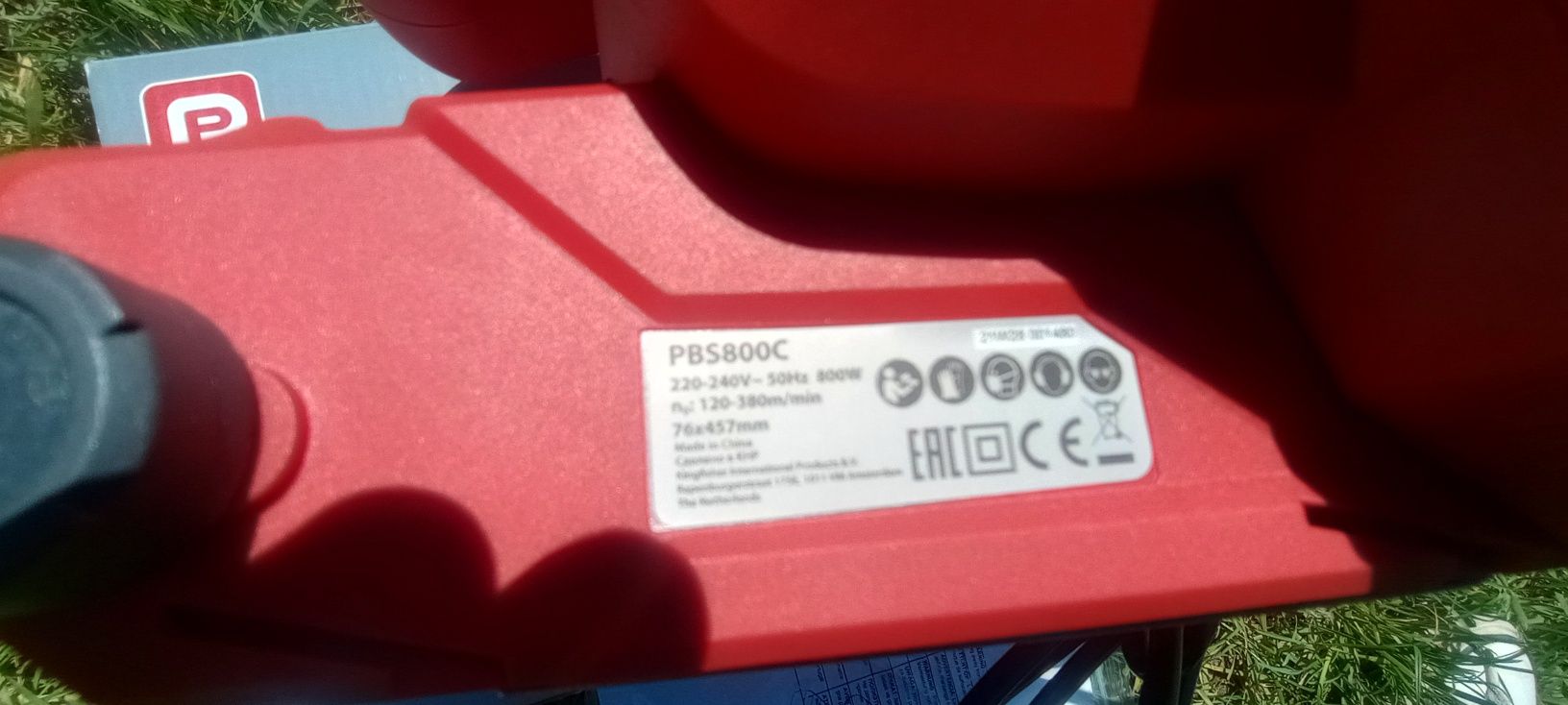Szlifierka taśmowa sieciowe Performance Power 800 W 230 V