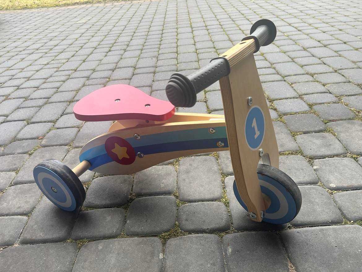 Oddam GRATIS samochód przy zakupie Playtive Rower drewniany