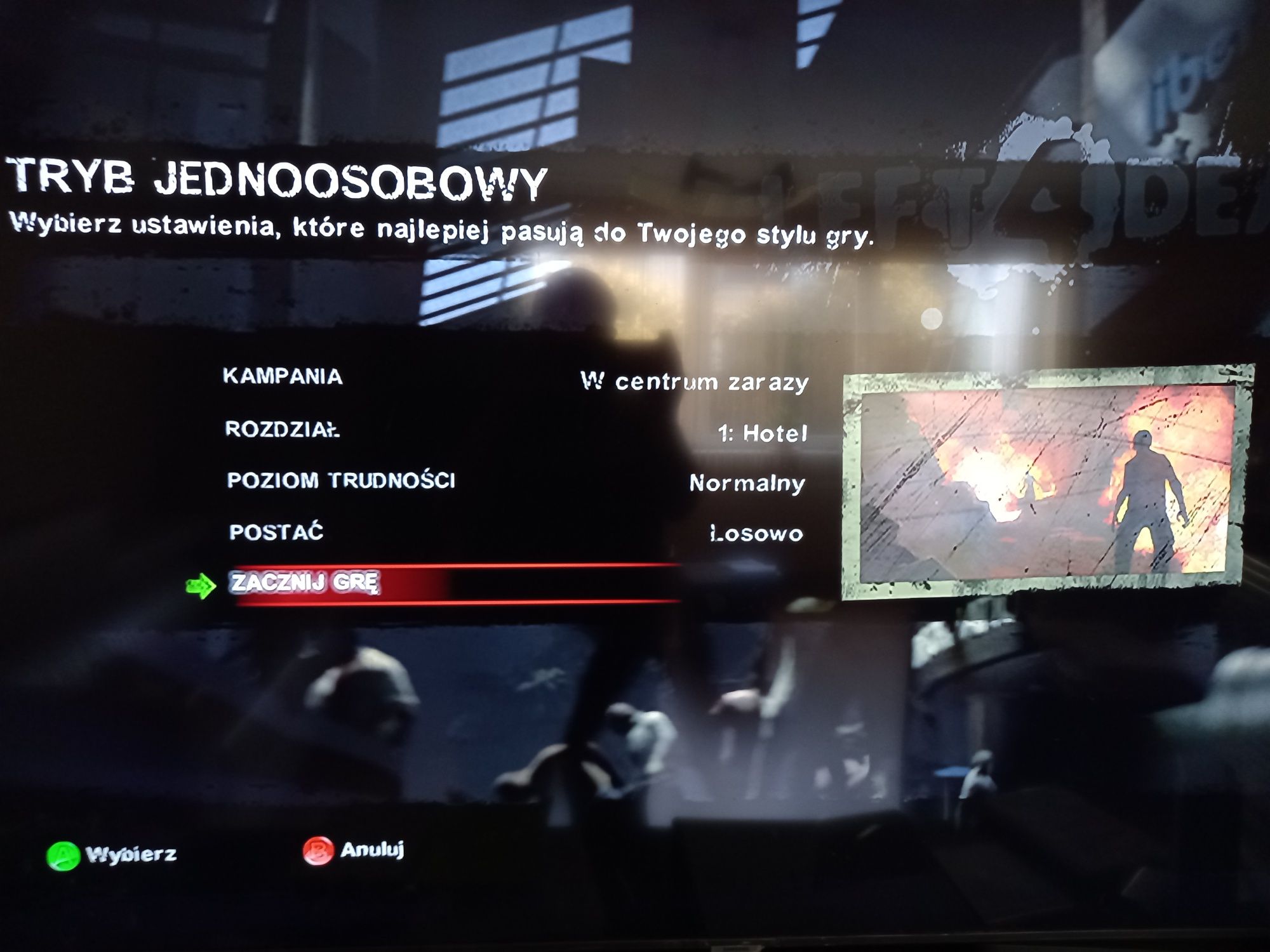 Gra Left 4 Dead na konsolę xbox 360