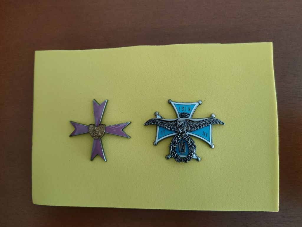 Odznaki repliki  4 i 13 pułku ułanów Brygady Wileńs