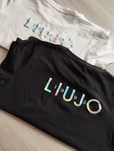 Zestaw dwie bluzki LIUJO/Liu jo czarna i biała t-shirt LIUJO