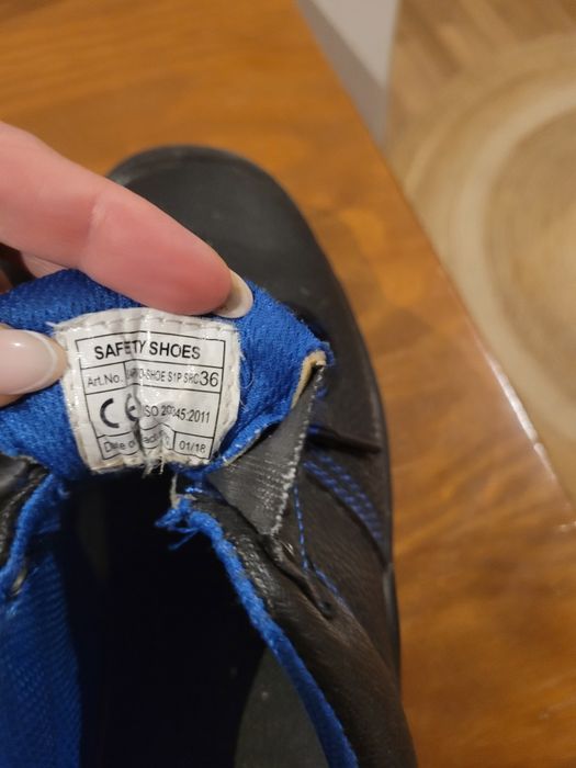 Sapatos de protecção tamanho 36
