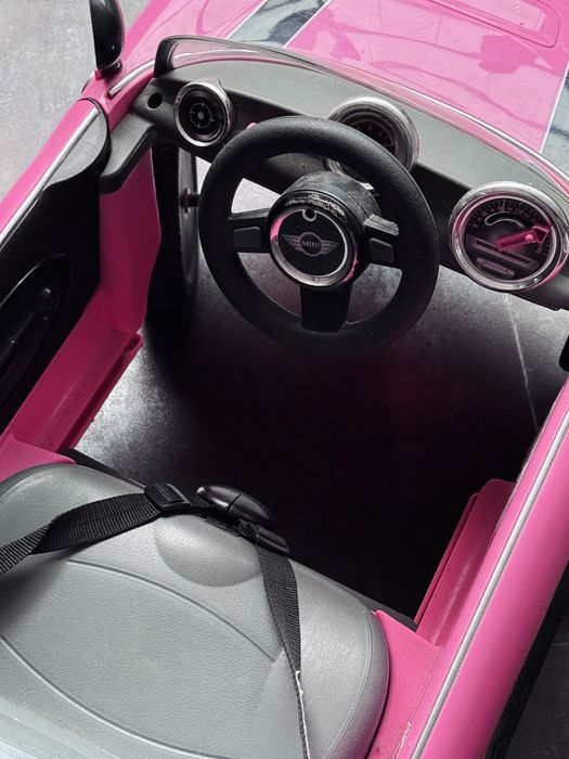 Carrinho de passeio criança - Mini Cooper Infantil Rosa