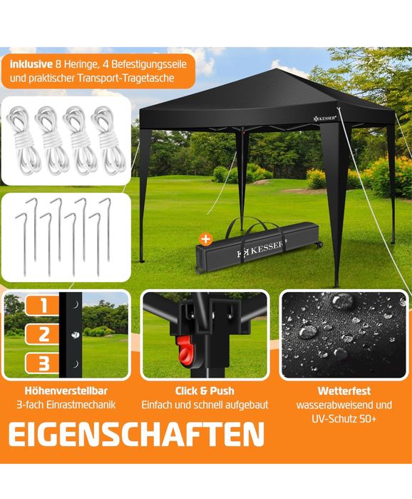 Składany pawilon 3x3m | Pop-Up / namiot / altana