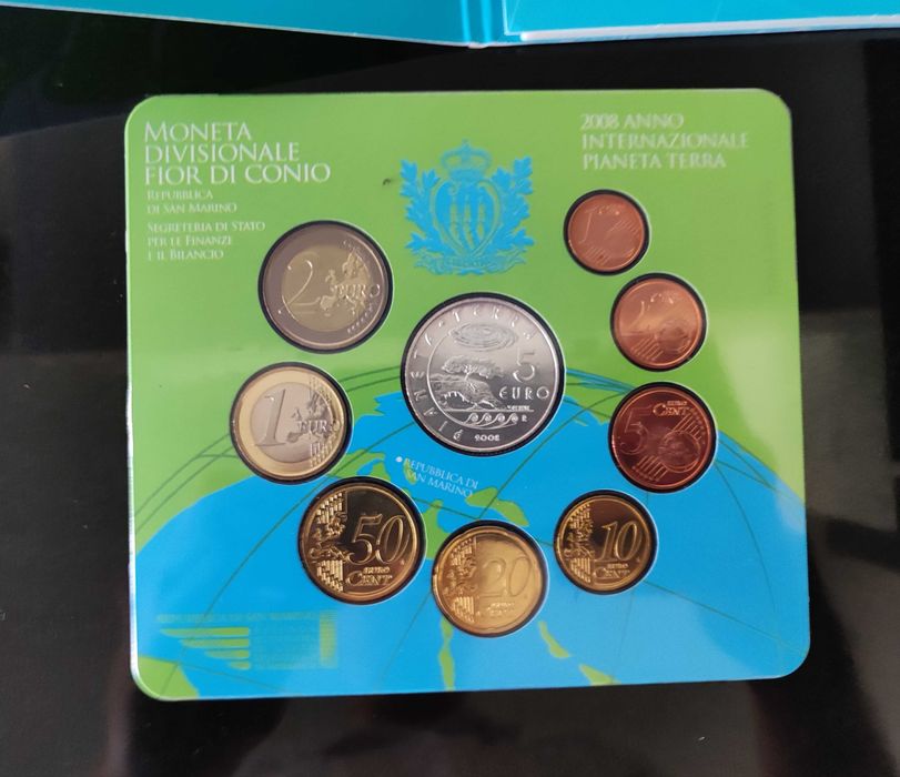 Set Oficial San Marino 2008 – Moedas Euro – Envio Grátis