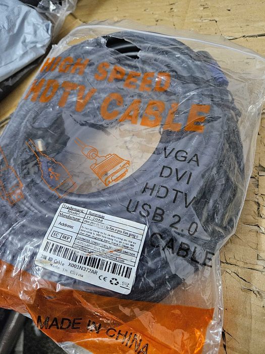 Kabel VGA dVI hdmi  2.0 20m