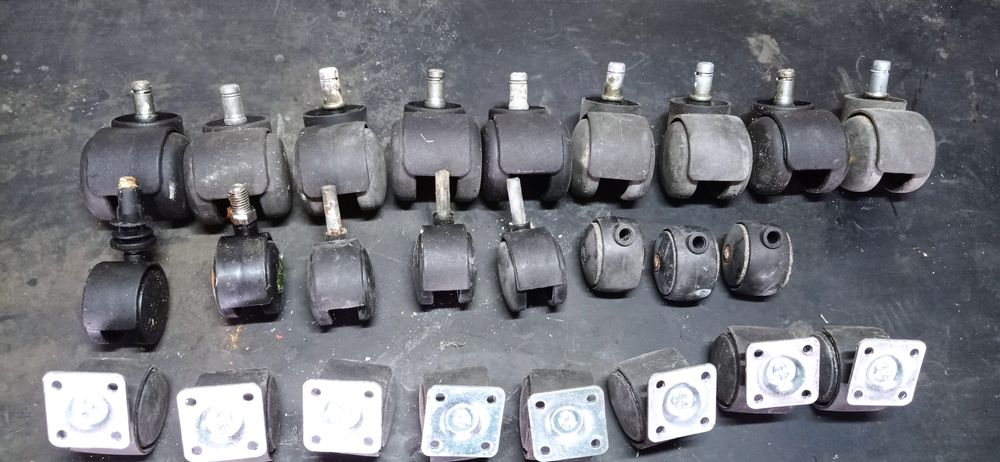 Rodas diversos modelos para mobiliário de escritório