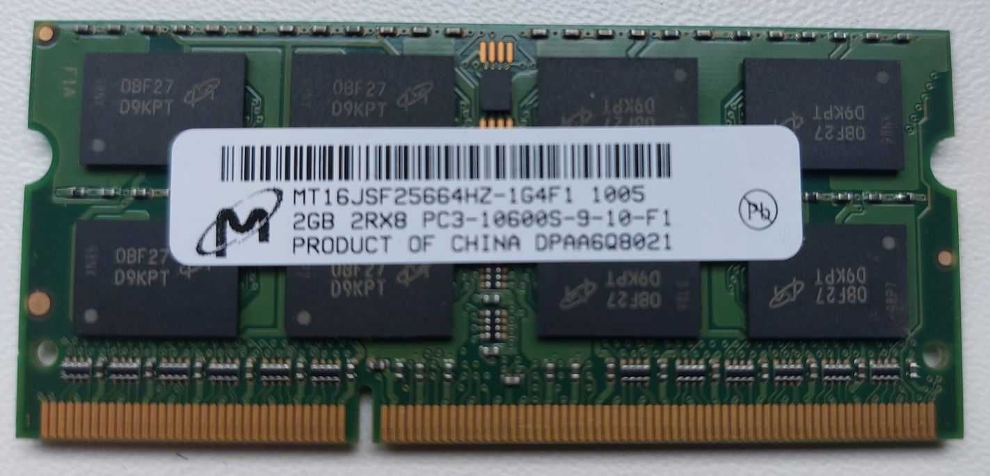Pamięci laptop ELPIDA 2 sztuki