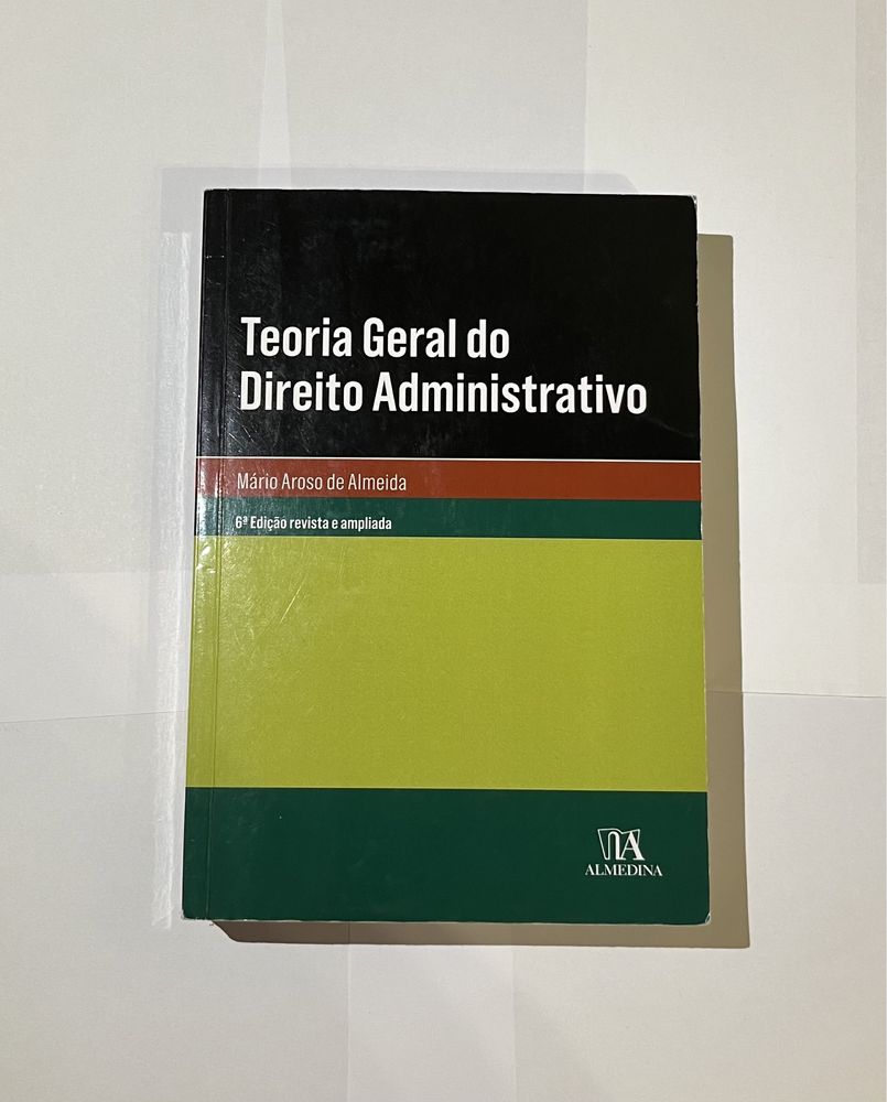 “Teoria Geral do Direito Administrativo”, com sublinhados