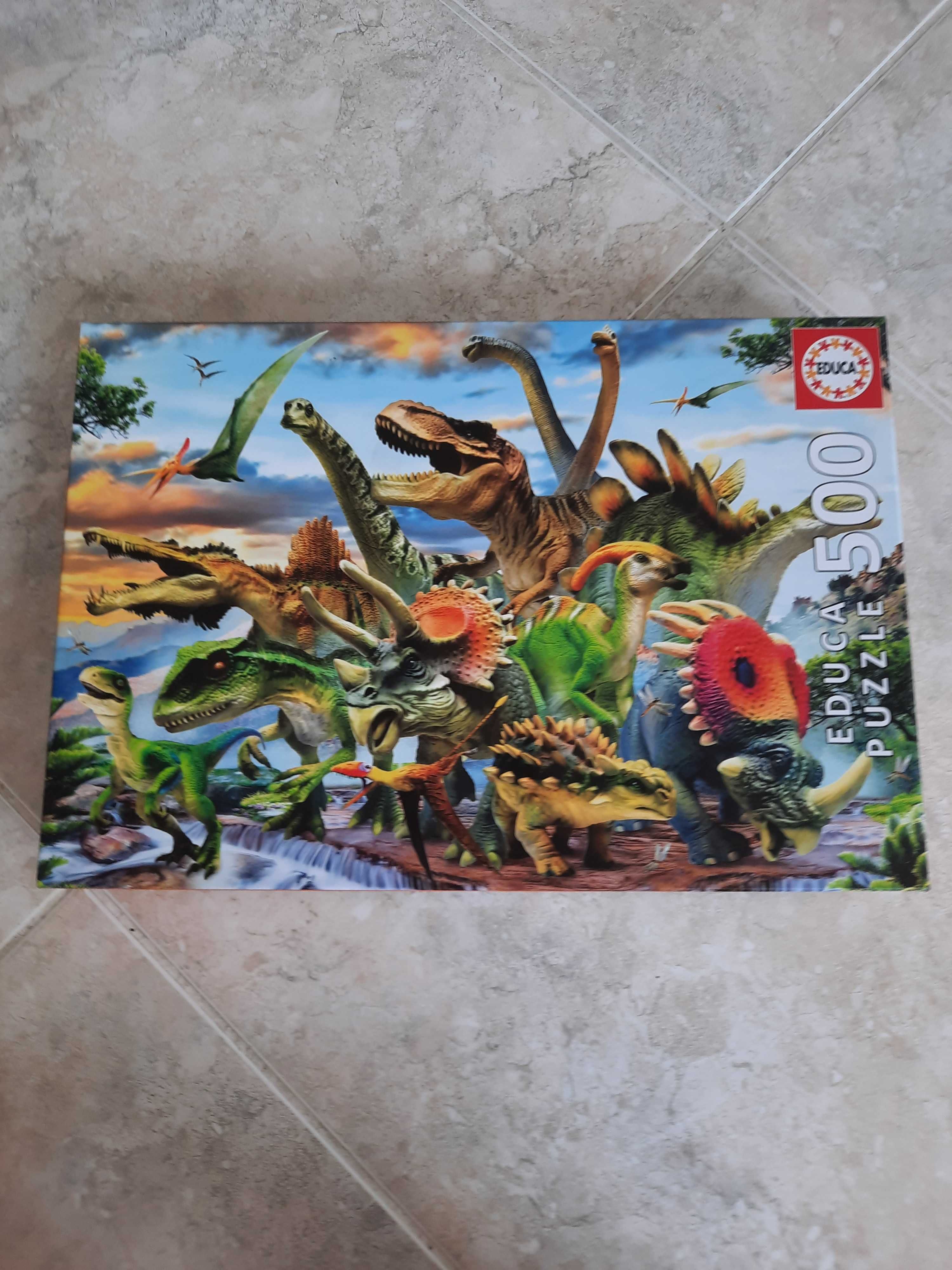 2 puzzles semi-novos 500 peças