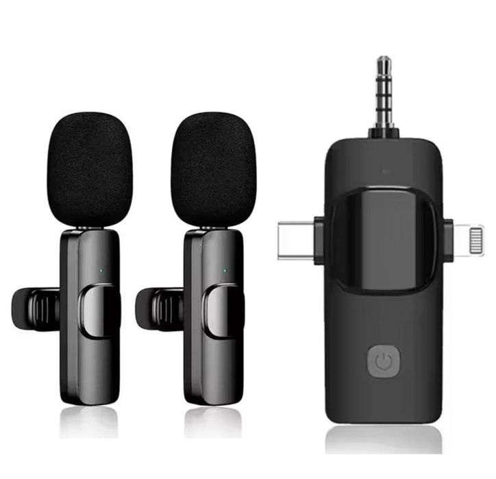 Мікрофон петличний Bluetooth Monty K15 3 в 1