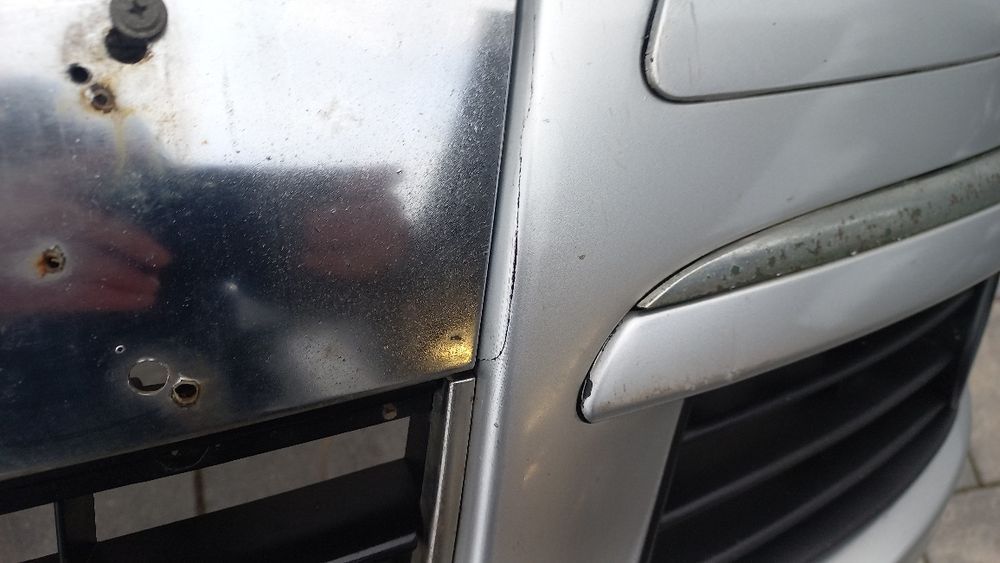 golf 5 kombi v jetta 05-10 zderzak przód przedni srebrny la7w spryski