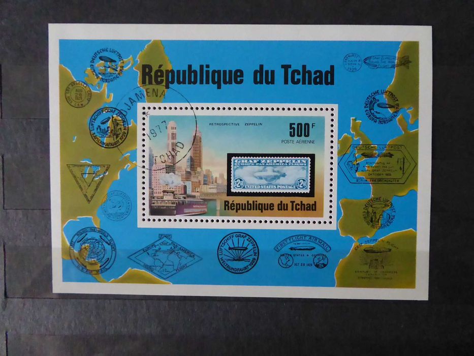 Znaczki Afryka - 6 bloczków rok 1977