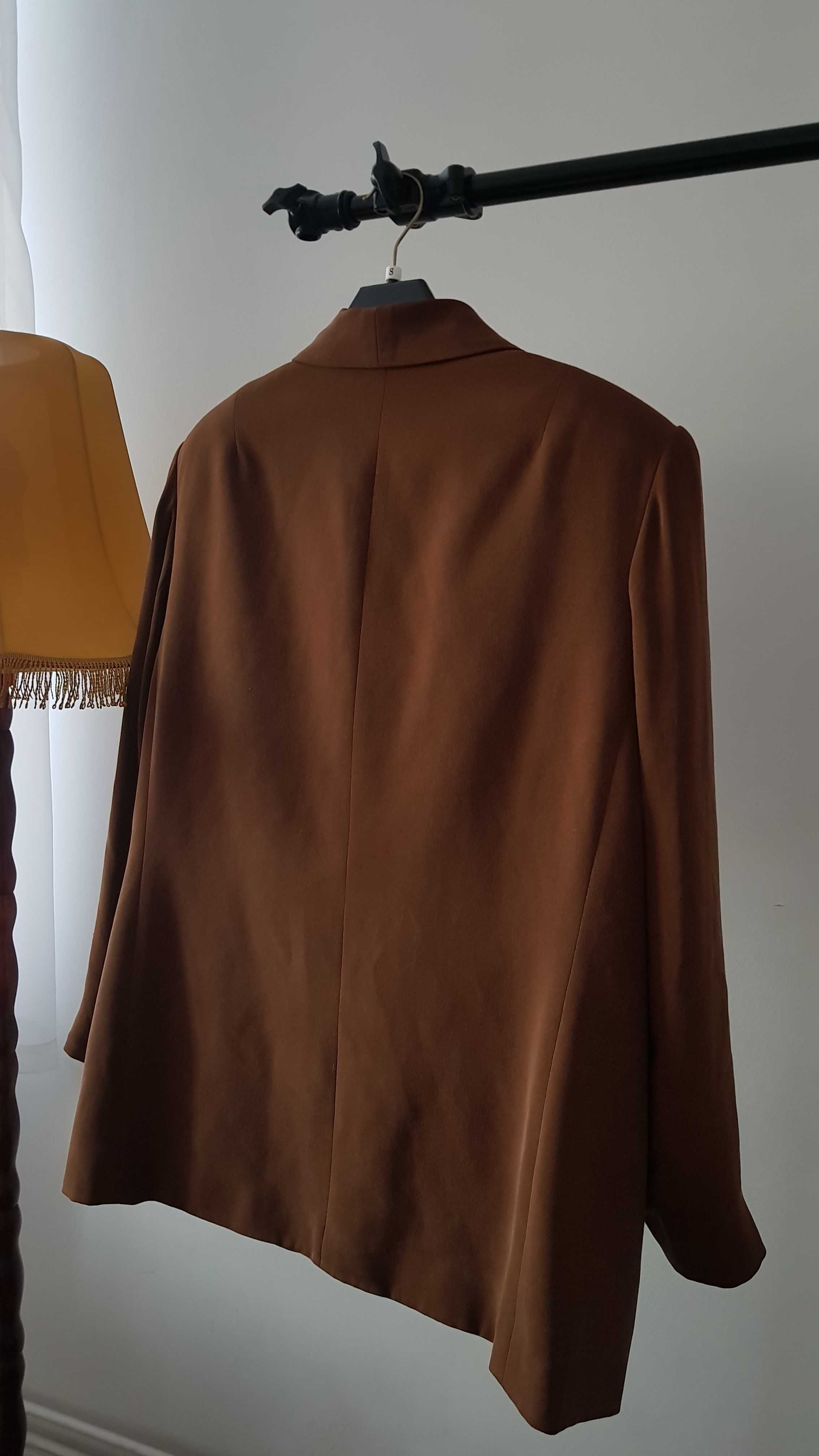 Jedwabna marynarka vintage / retro, oversize, XXL