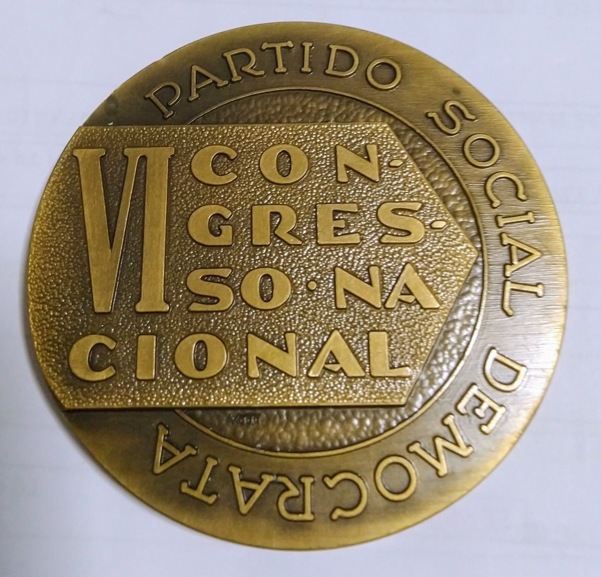 Medalha do PSD 1978, do VI Congresso Nacional