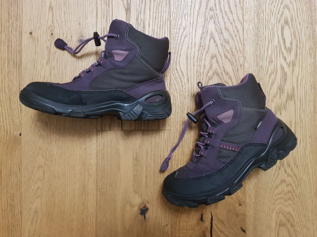 ECCO Speedlace Buty zimowe 32 wkł. 21 cm Śniegowce Gore-Tex Skóra