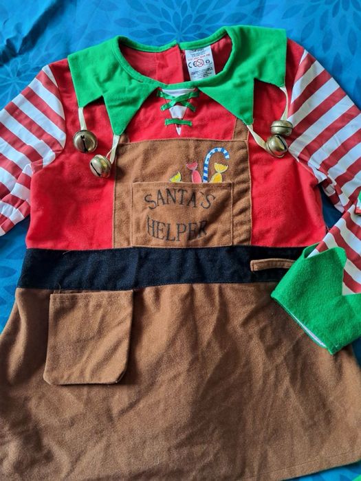 Карнавальний костюм Різдвяного Ельфа р.128