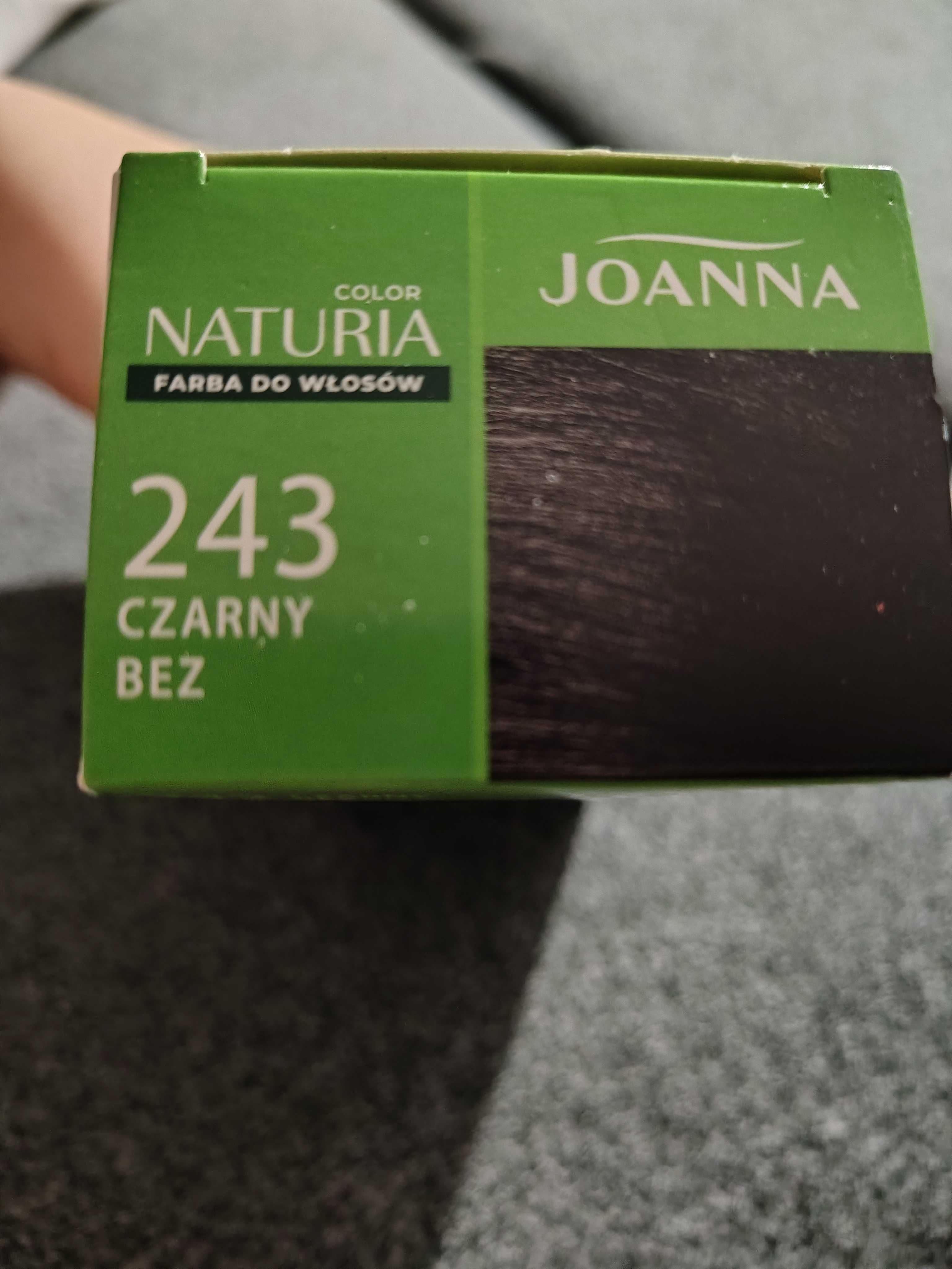 NOWA farba do włosów kolor czarny, 2 szt