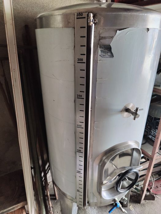 Trituradora de uvas/ recipiente e cuba 350L