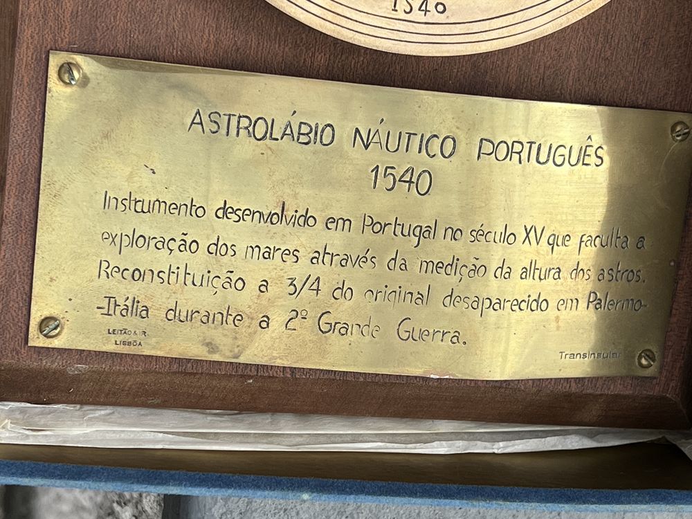 Astrolabio leitao e irmao bronze