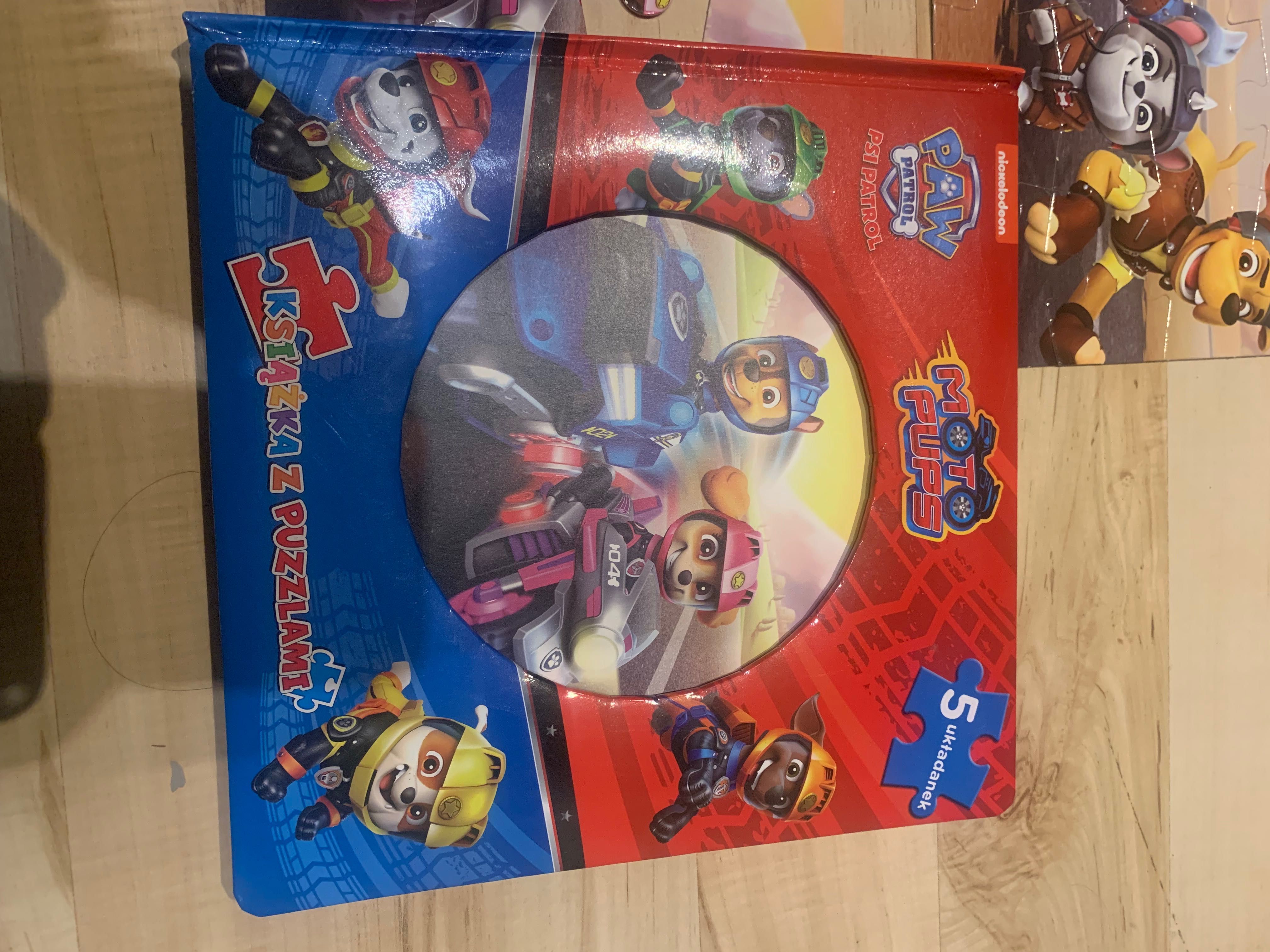 Psi patrol książeczka i puzzle 50% ceny