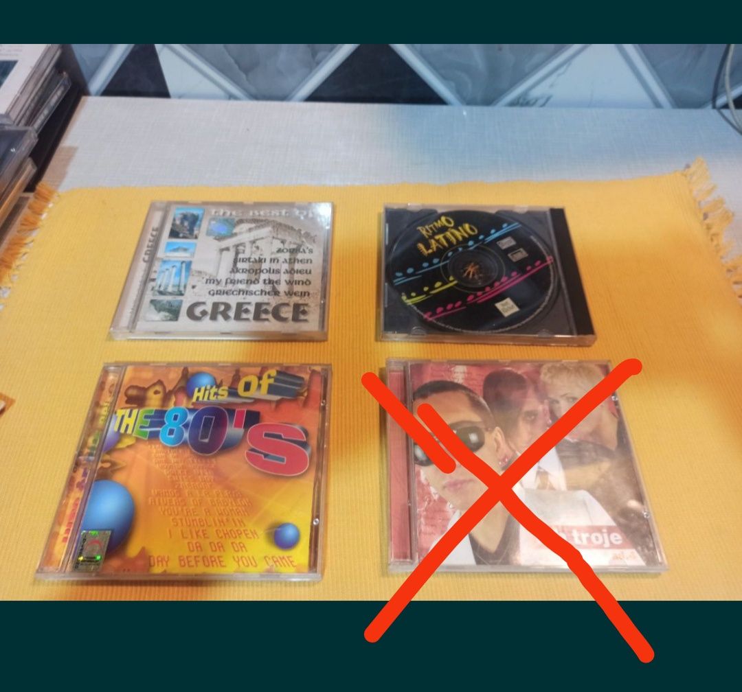 Płyty cd- the best of greece, przeboje lat 80, latino hits