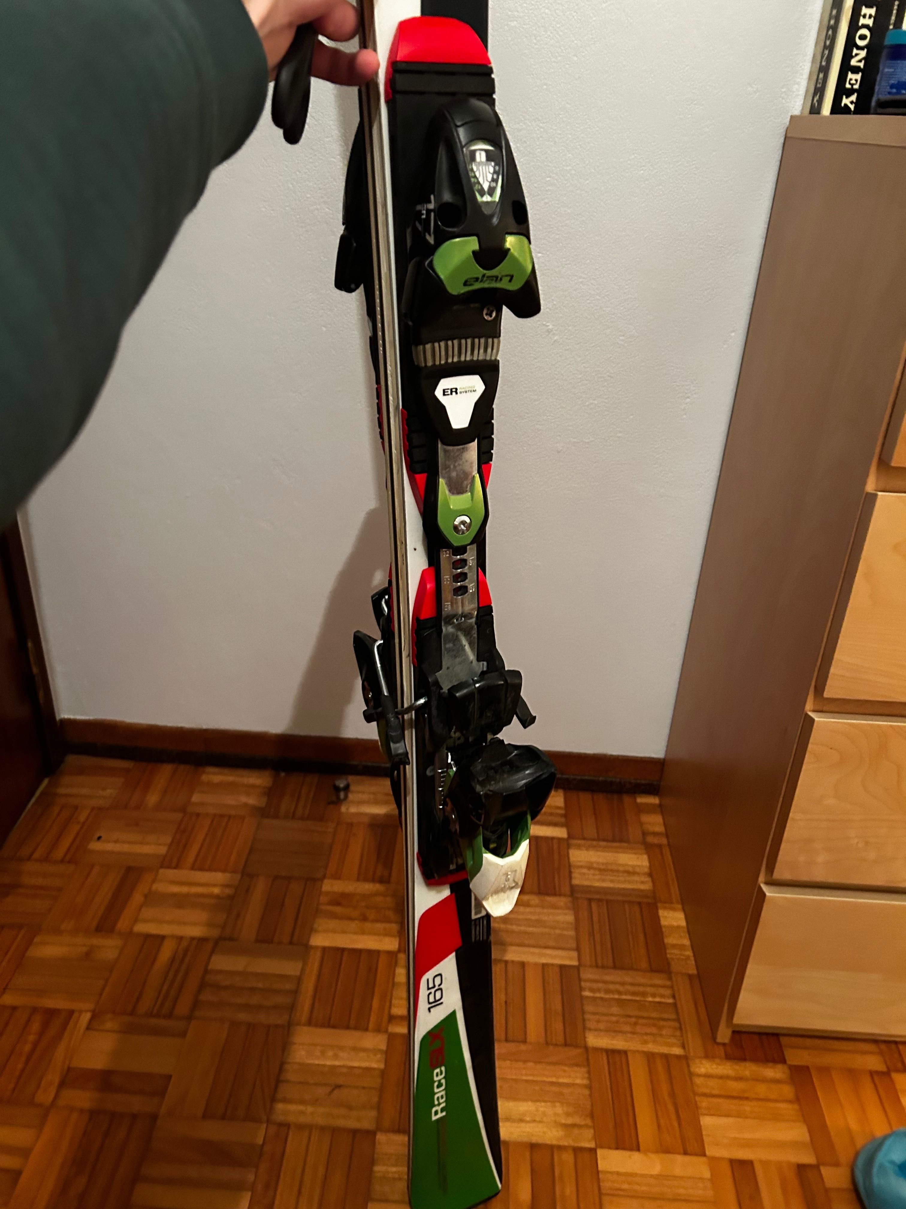 Skis Elan Slalom 1,65 raio 12,5