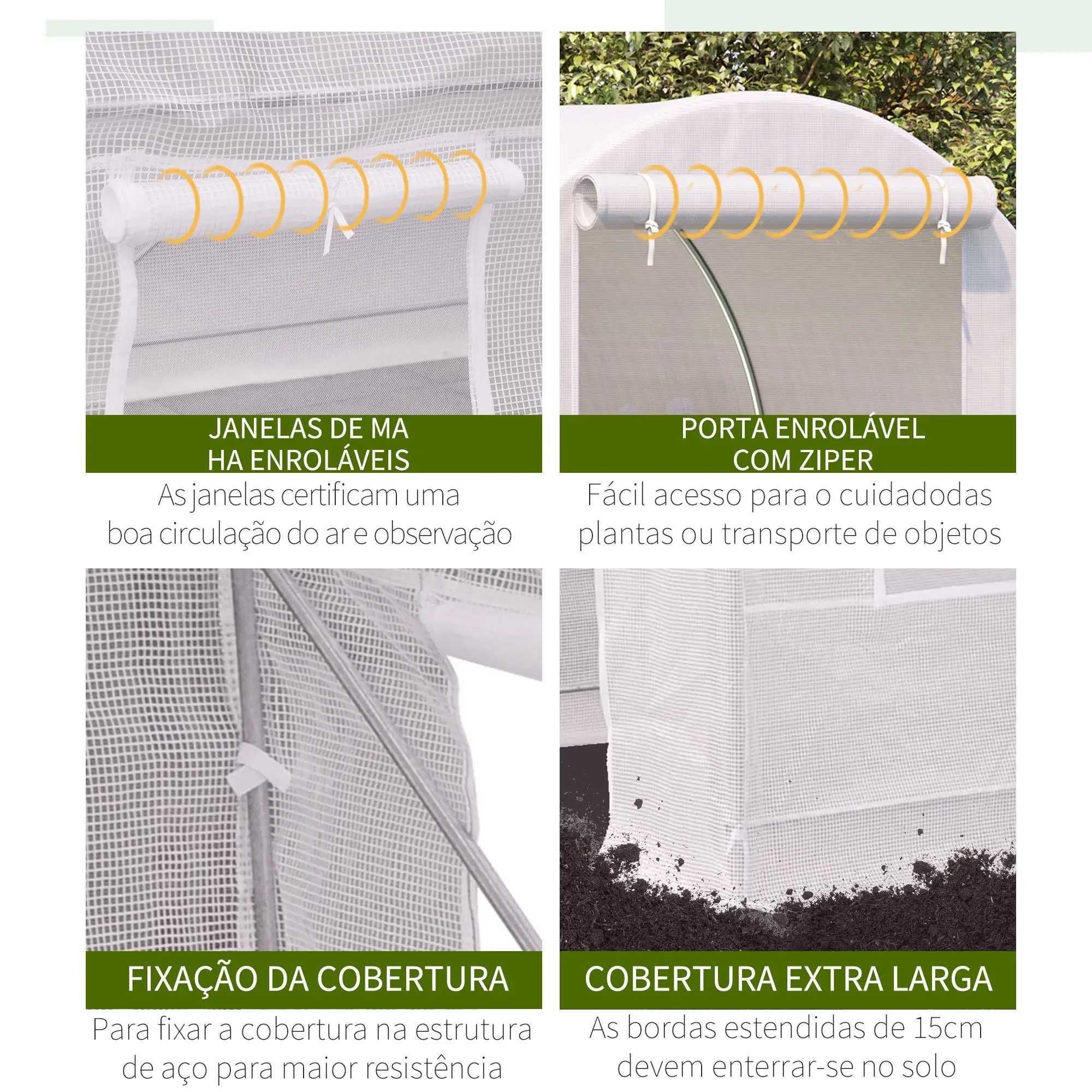 Estufa para jardim , medio tamanho
