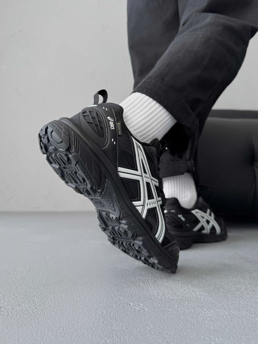 ‼️НОВІ Кросівки Asics Gel-Nunobiki Black White Gore-Tex