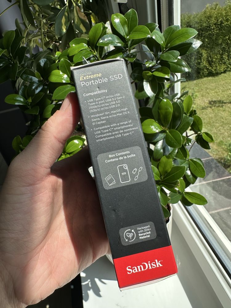 SanDisk Extreme Portable 4TB 2,5" Dysk zewnętrzny SSD