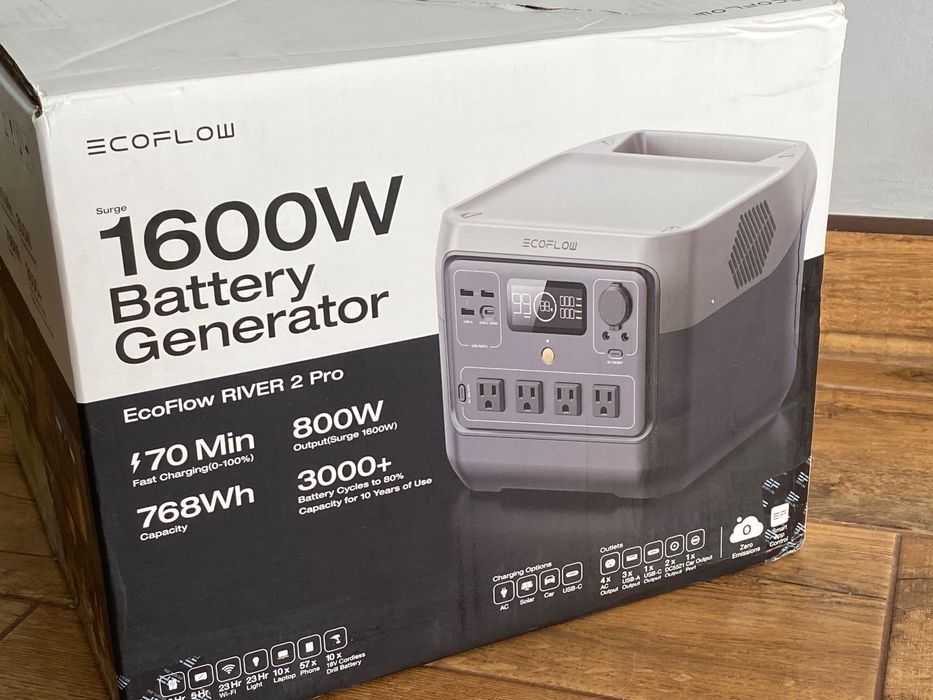 NEW Зарядна станція EcoFlow River 2 Pro 768Wh USA *НОВА* *НАЯВНІСТЬ*