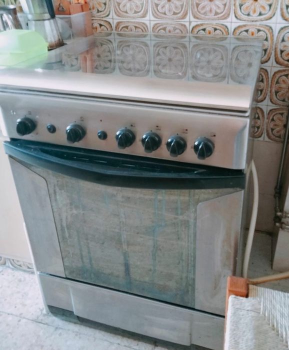 Fogão inox gás natural