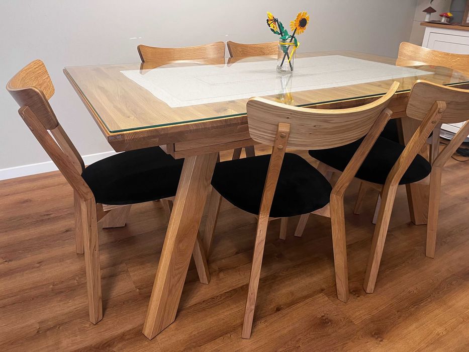 Stół rozkładany UBBE – dąb naturalny (100) – jak PAGED CRUDO - 2022