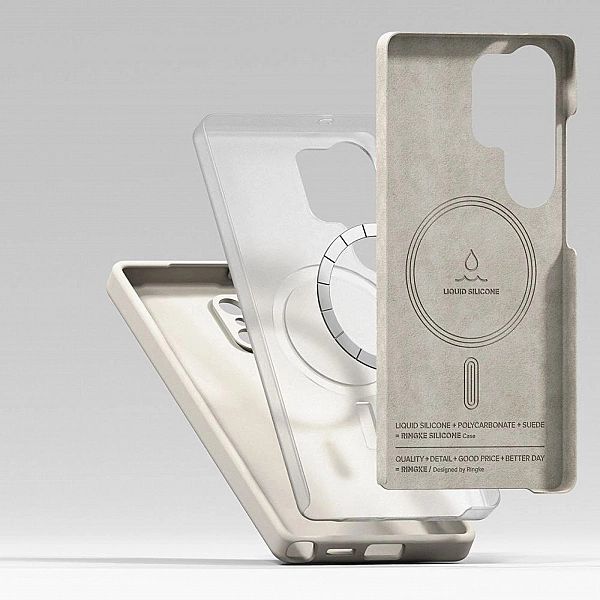 Ringke Silicone Magnetic Magsafe Galaxy S25 Ultra Stone