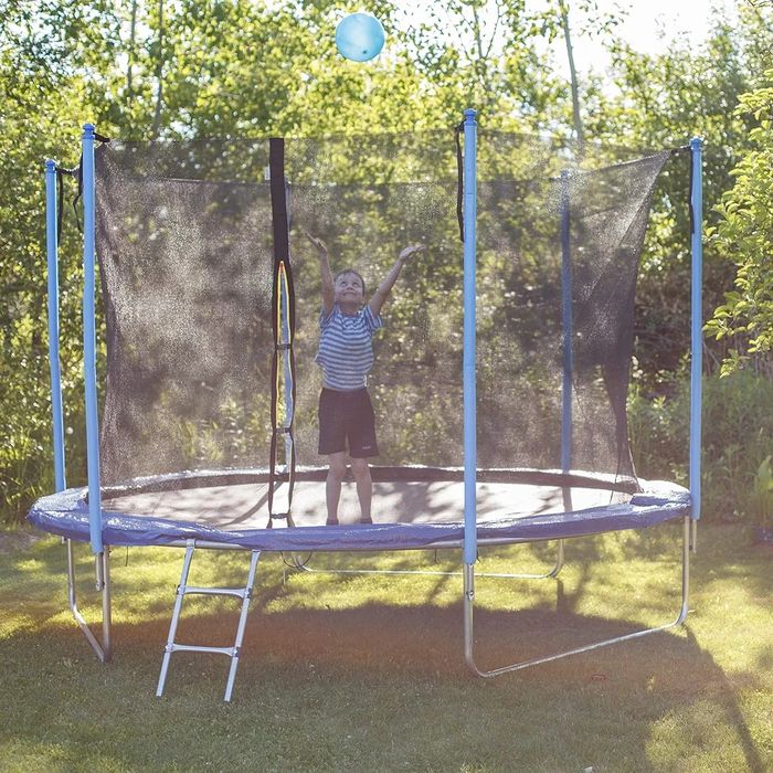 Drabina do trampoliny, 76 cm, do zawieszenia, 2 stopnie,