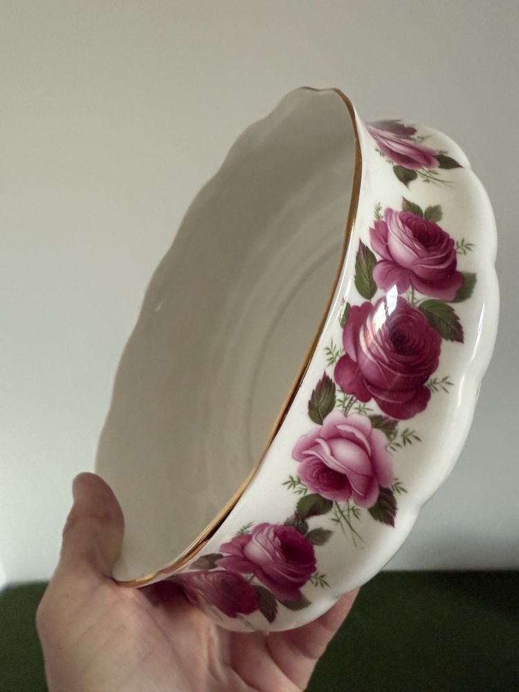 Patera miska w róże Angielska porcelana