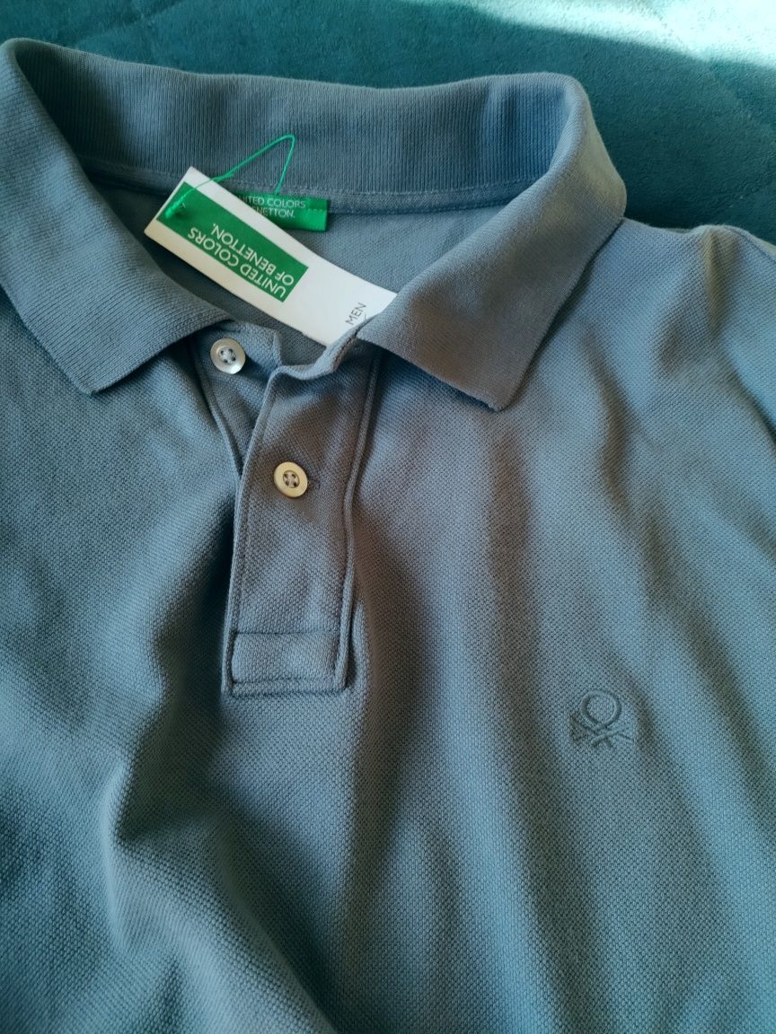 Polos Benetton e Ralph Lauren originais tam XL