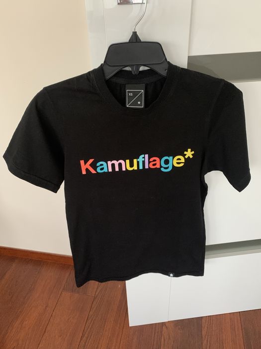 T-shirt Kamuflage XS czarny