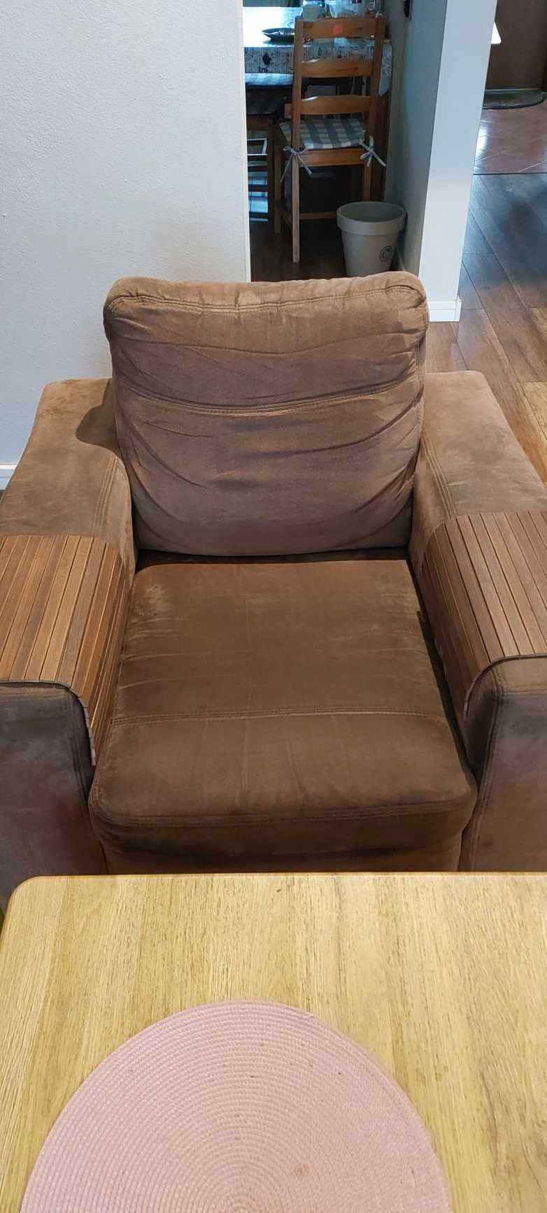 zestaw sofa  + 2 fotele